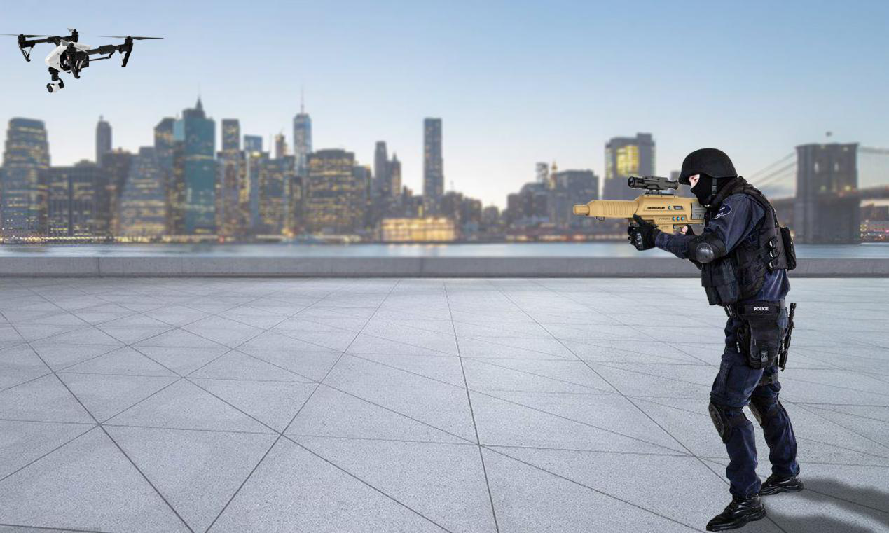 槍式無人機干擾儀