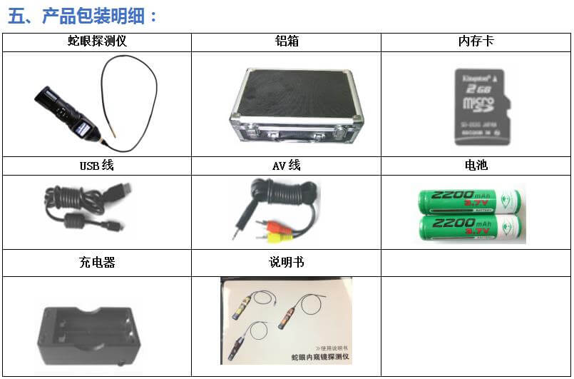 內窺鏡包裝詳細